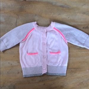 Pink and neon pink cardigan